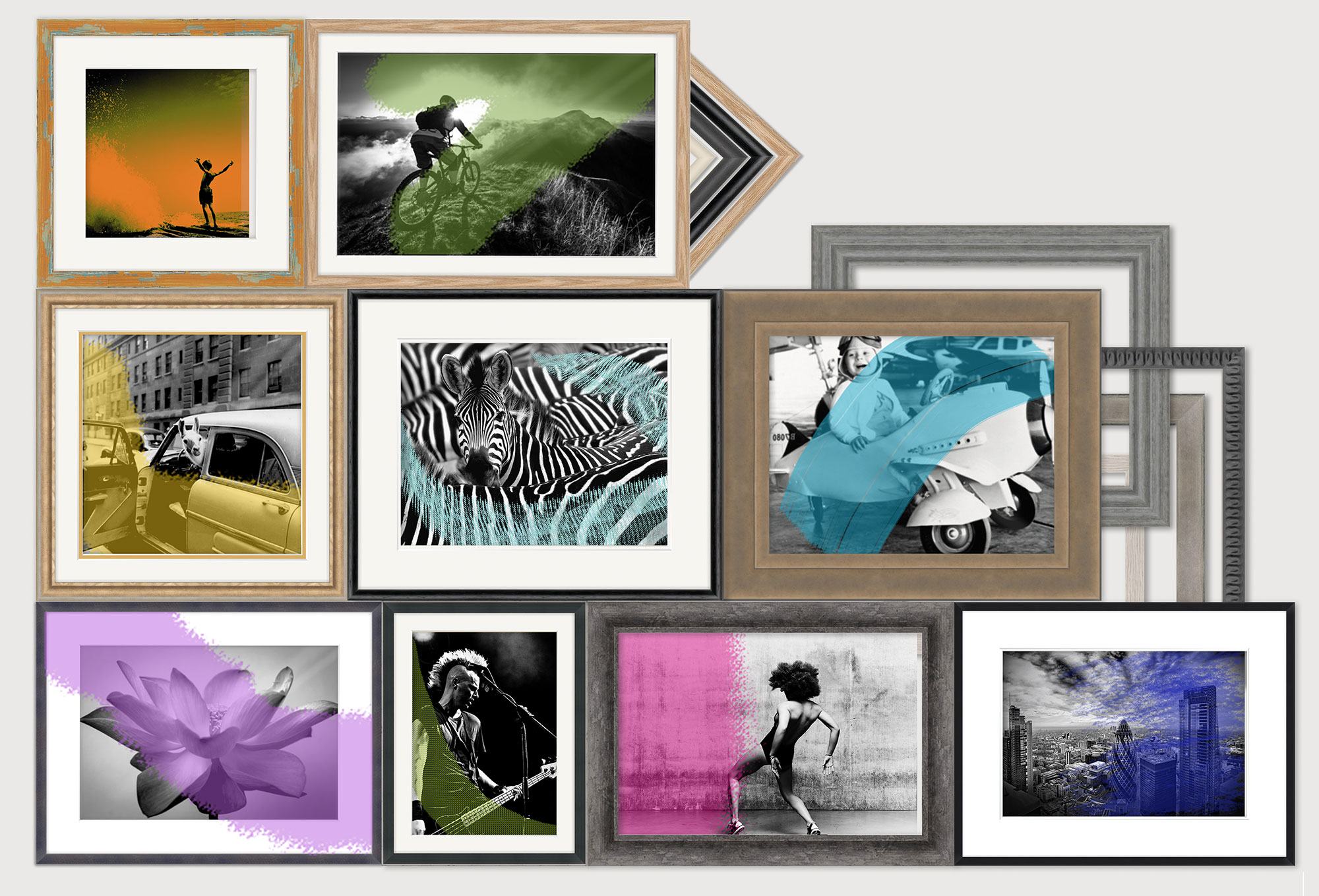An Assortment of Picture Frames